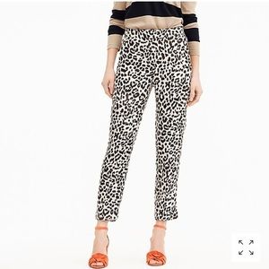 Leopard print trousers